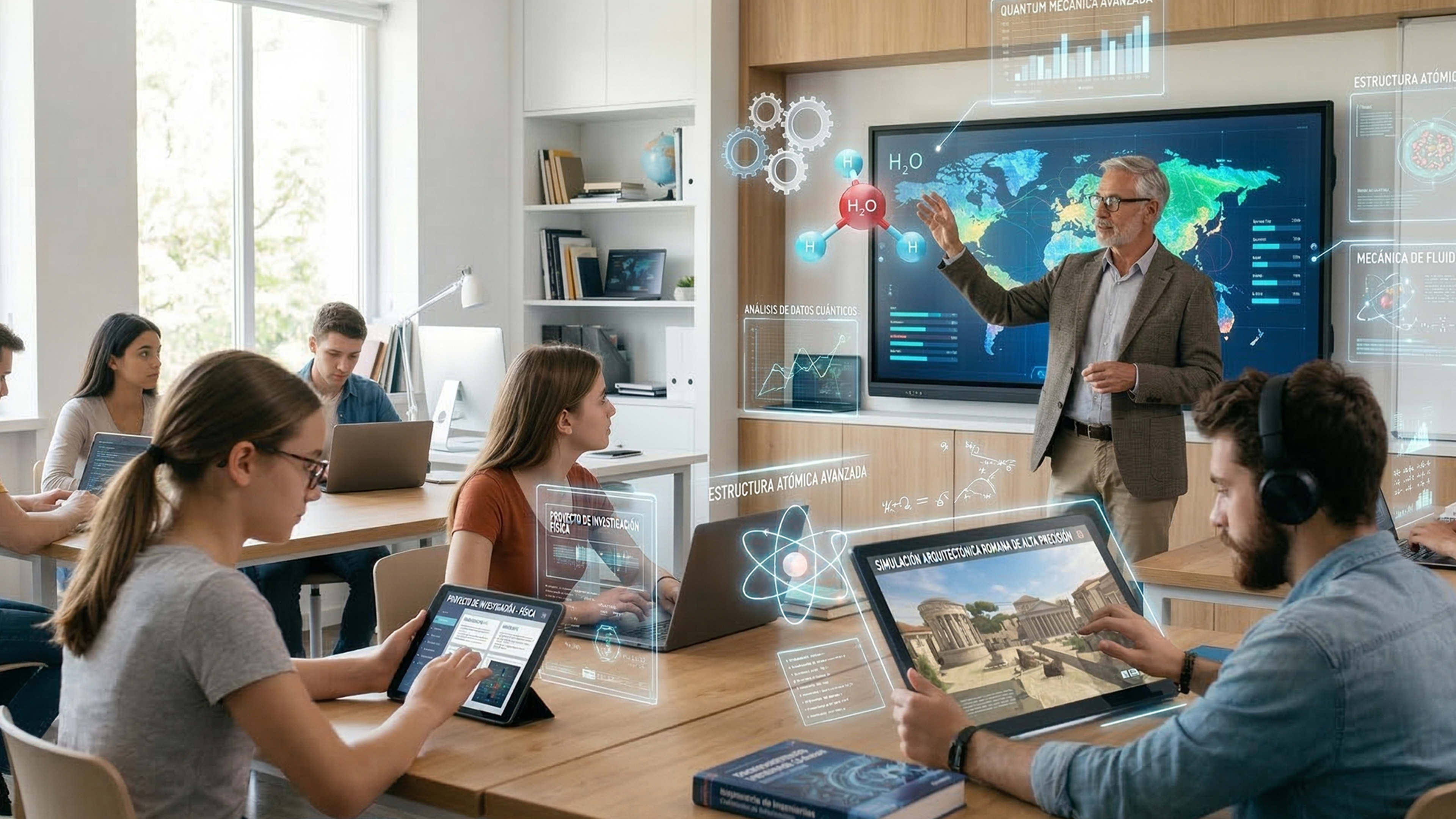 Tecnología educativa en clase