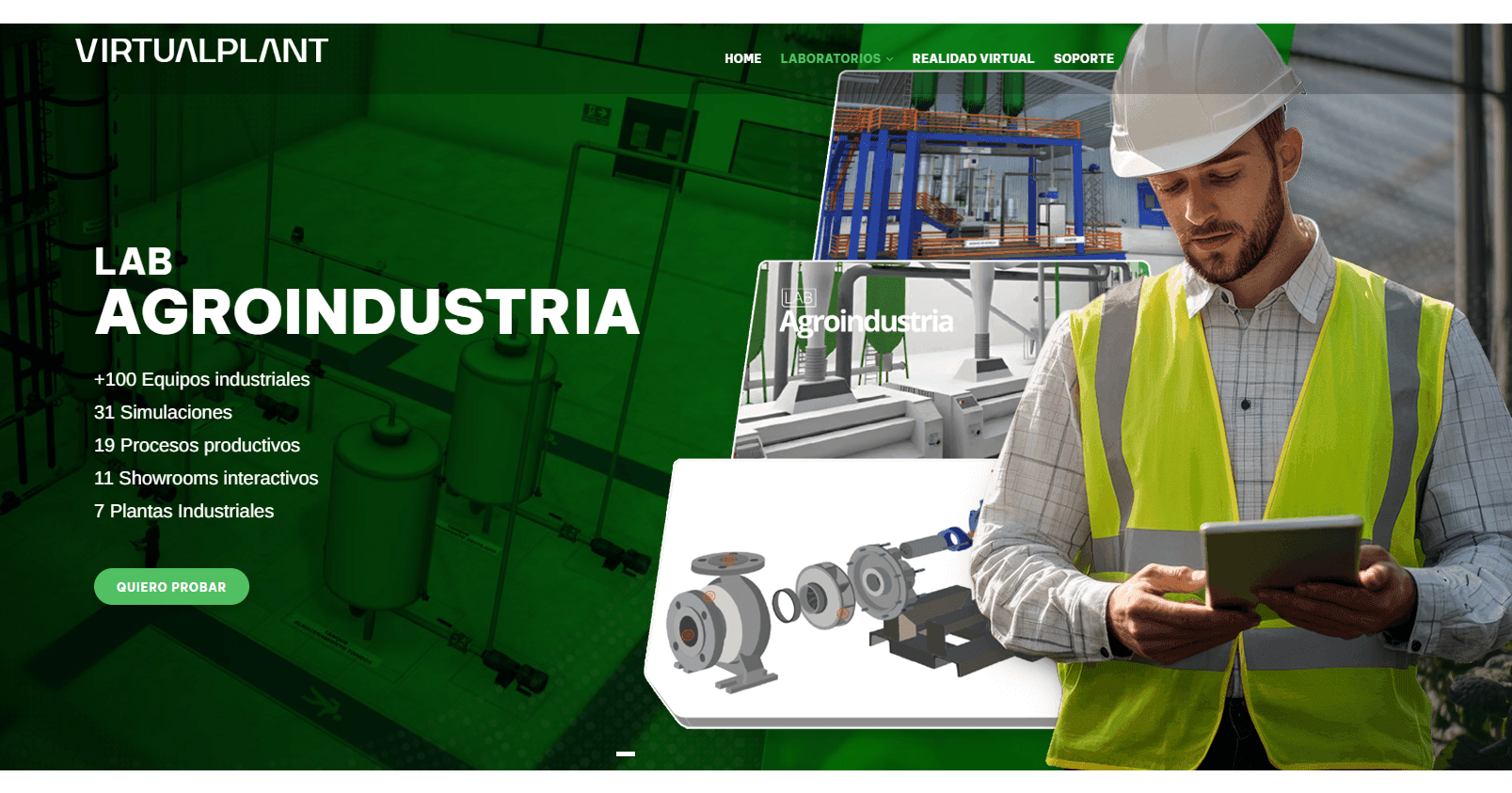Laboratorios de agroindustria Virtualplant